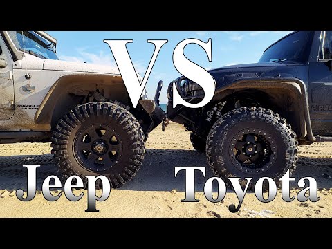 jeep-wrangler,-rubicon,-vs-toyota-fj-cruiser,-interco-tsl-sx2-vs-maxxis-trepador,-off-road,-4x4