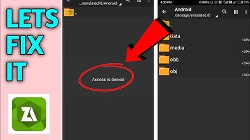 How To Fix "Access is denied" in ZArchiver | How to Open/Access Android data & obb in Android 11