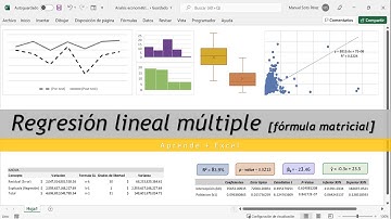 Regresión lineal por fórmula matricial