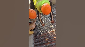 Staircase rebar work #shorts #construction #skills