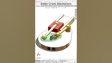 Slider Crank Mechanism - Mechanical Animation #mechanics #animation