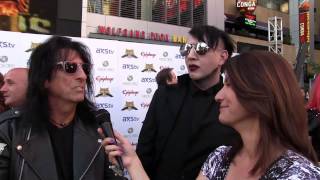 Frankie DiVita interviews Alice Cooper & Marilyn Manson at the 2013 Revolver Golden Gods Awards