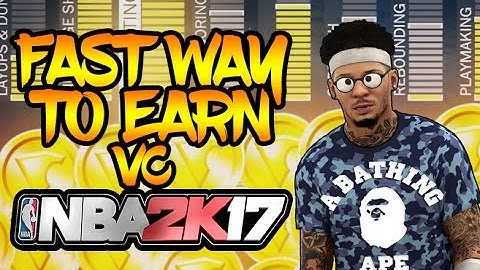 NBA 2K17: BEST WAY TO EARN VC FAST!!!