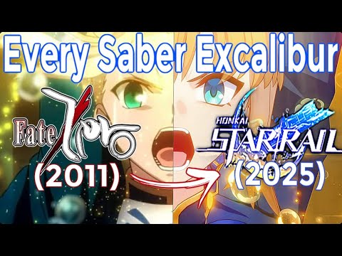 Every Saber Excalibur in Fate (2004-2025) - YouTube