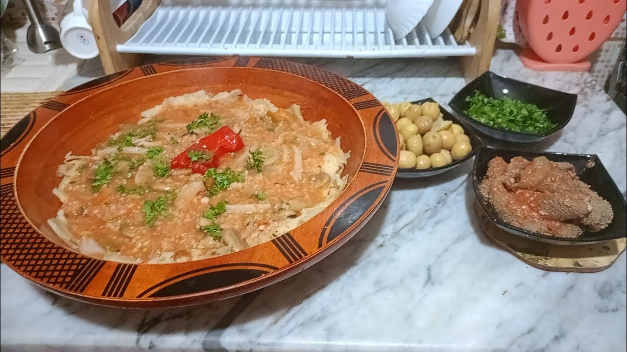 الطبق البسكري بامتياز تشيشه مرمز بالكرشه حارة و محرحرة  البنة مضمونة