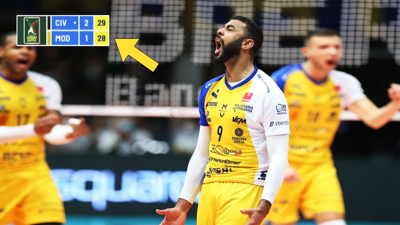 THIS IS The Most Dramatic Volleyball Match in 2021 Lube vs Modena Highlights Italian Superlega