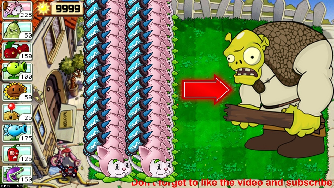 9999 CATTAIL PLANTS VS ZOMBIES ANDROID 100% HACK POPCAP