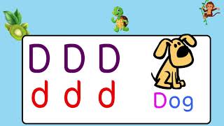 تعلم حرف D للأطفال