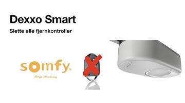 Dexxo Smart - Slette programmerte håndsendere