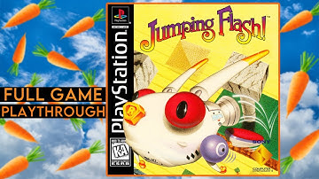 Jumping Flash! // Full Game Playthrough // PS1, 1440p
