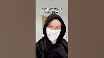 Real ski mask tutorial💀#real #tutorial #stepbystep #shelove