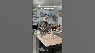 complete disassembly of a Cessna Fully Articulating Seat.
