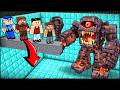 KORKUNÇ CANAVAR ÇUKURUNA DÜŞERSEN ÖLÜRSÜN! 😱 - Minecraft
