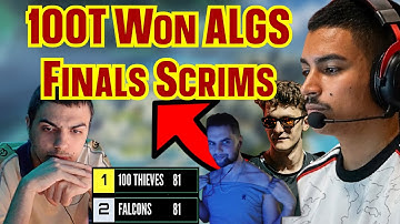 100T won de ALGS Regional Match Points Scrims Finals | Apex Legends