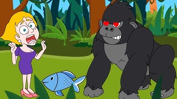 Save The Girl Gameplay Walkthrough Wins/Fails - All Levels Solution - Scary Gorilla Attack The Girl