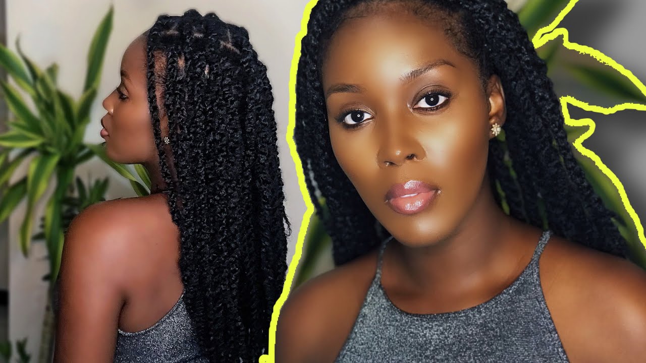 Natural looking Passion Twist | Only two packs of hair used |Easy ...
