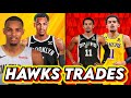 Potential atlanta hawks trades  dejounte murray trades trae young trades and more hawks deals