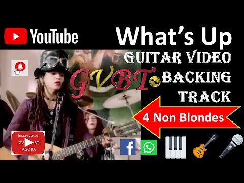 What S Up 4 Non Blondes Gvbt Karaoke Guitar Video Backing Track