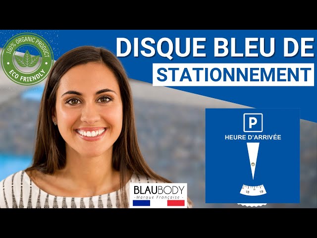  BLAUBODY Disque Bleu de Stationnement Zone Bleue (ÉCOLOGIQUE &  Fabriqué en France) Disque Stationnement Carte Horodateur Europeen Parking  Stationnement Voiture Accessoires Auto (Garantie)