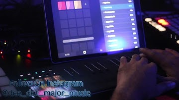 Major Music TV: Dee Dot beat making using Roli Blocks & Seaboard Block using 808 Kit