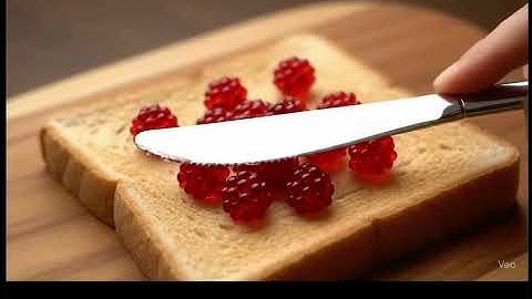 Putting stuff on toast 