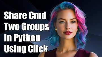 How to Share a Command Between Two Groups in Python Click