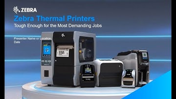 Zebra Barcode Scanning & Barcode Printing Solutions Update