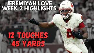 Jeremiyah Love Week 2 Highlights | Seahawks vs Cardinals