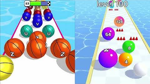 🆚 A-Z RUN vs RUN BALL 3D All Levels Gameplay Walkthrough Android, iOS 3