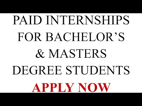 INTERNSHIPS for undergraduate & postgraduate students