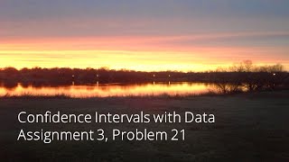 Assignment 3, Problem 21