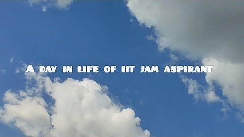 VLOG #4 A DAY IN LIFE OF IIT JAM ASPIRANT 2024 | not so productive study vlog #iitjam #iitjam2024