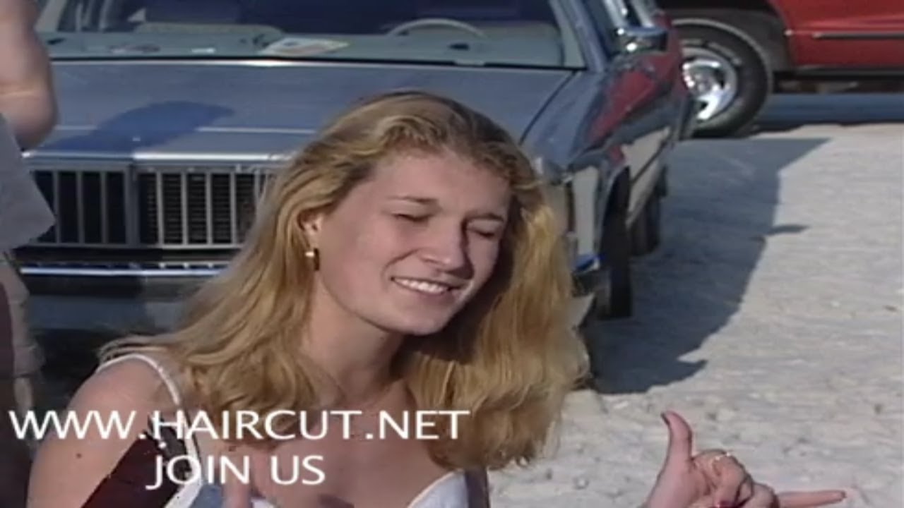 HOT BLONDE SHAVE AT THE BEACH SHANNON DVD 90 HAIRCUT.NET OVER 700 VIDEOS ON THE MEMBER SITE