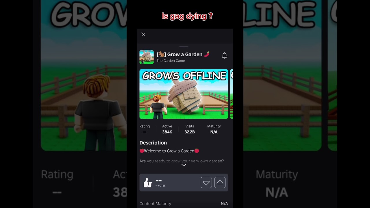 Is grow a garden dead 🥲😢😭 