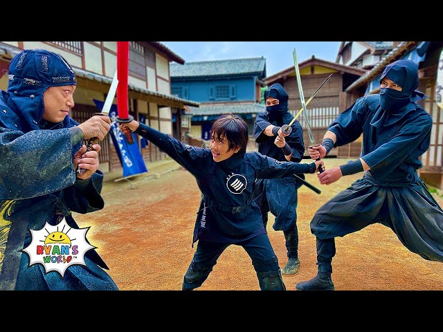 Ryan filmed Ninja Action Movie in Japan! class=