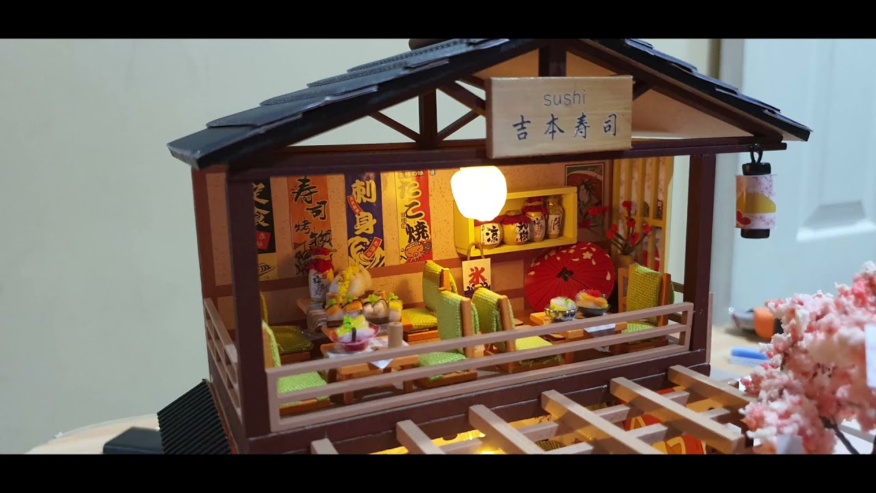DIY MINIATURE GIBBON SUSHI HOUSE MINIATURE WORLD PH YouTube