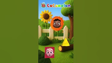 Learning Shapes Made Easy for Kids🟡🔼🛑🟩 #shorts #cocomelon