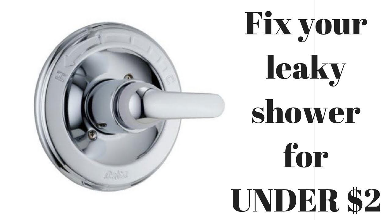 Fix A Leaky Delta Single Handle Shower Faucet For Under 2 Youtube