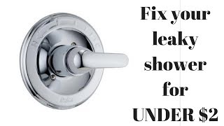 Fix a leaky Delta Single-handle shower faucet for UNDER $2!!