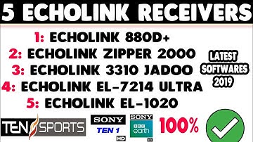#ECHOLINK 880D+, ZIPPER 2000, 3310 JADOO TV, EL-7214 ULTRA & EL-1020 RECEIVERS NEW SOFTWARES | Usama