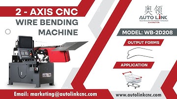 Wire Bender Machine| 2D CNC Wire Bending Machine - AutolinkCNC