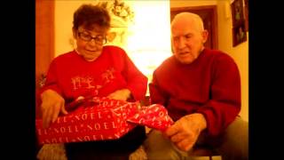 Grandma/Grandpa Opening Presents