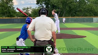 RHP/OF Ryan Johnson, DBU commit up to 90 MPH, TACA (TX) 2021, Five Tool Baseball Prospect