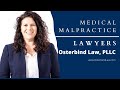 The handling of a medical malpractice case is not for the faint of heart. It is long and hard and you need a compassionate guide right beside you. We want to sit down and explain your legal rights to you and help you through this difficult time. Give us a call or send us an email and we are happy to help you navigate the complexities of your case. Or Visit Me On The Web At: https://www.osterbindlaw.com?
