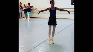 Their First Pointe Class!