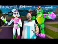 VR Гига Монти подарил Бабке Гренни машину в Бонелаб FNAF COOP Bonelab Mod