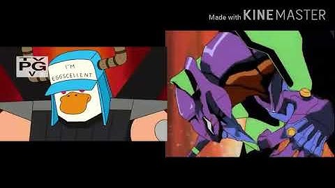 Regular Show/Evangelion Parody Side by Side Comparison