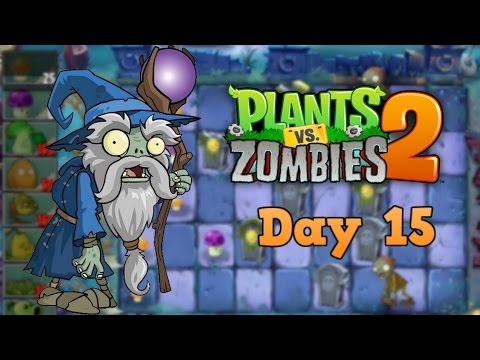Plants Vs Zombies 2 Dark Ages Night 15 Walkthrough Youtube