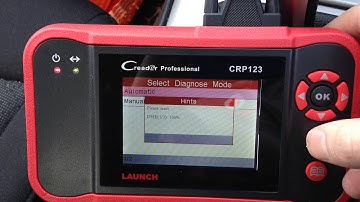 Porsche Boxster Module Coverage Menu With Launch CRP123 VII+