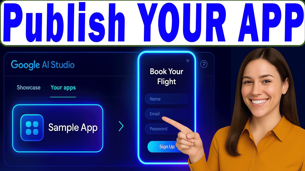 How To Publish App From Google AI Studio (NO Coding Skills REQUIRED ...